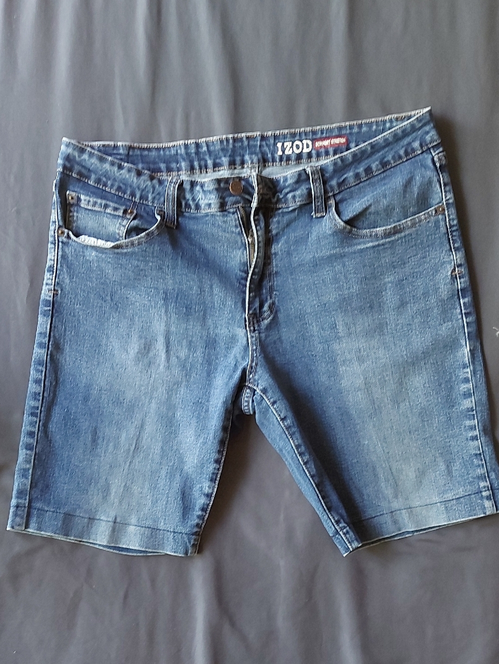Izod Blue Men's Denim Shorts